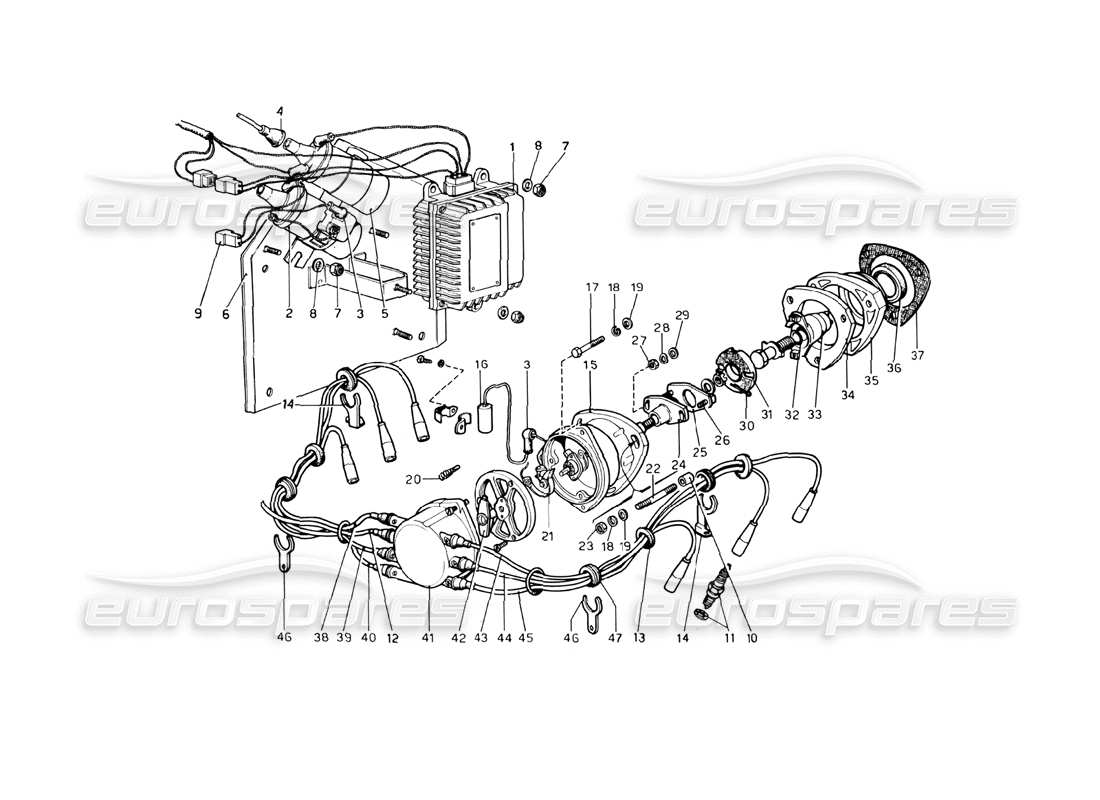 part diagram containing part number fht016