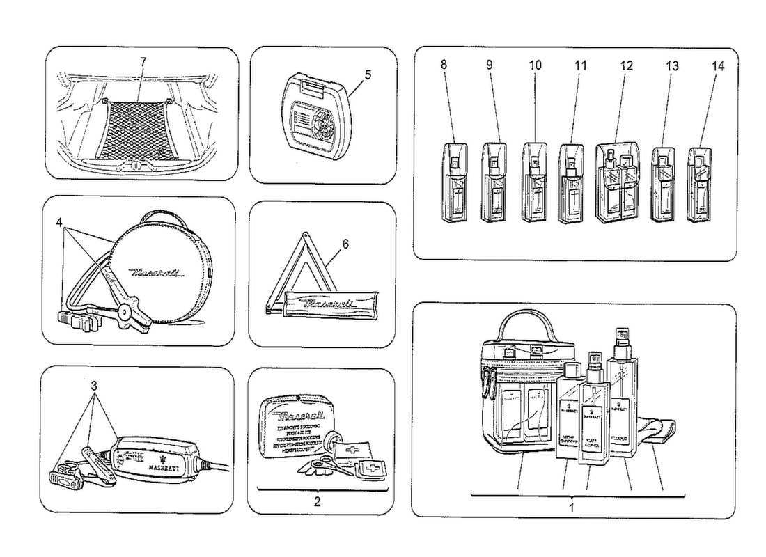 a part diagram from the Maserati QTP. V8 3.8 530bhp 2014 parts catalogue