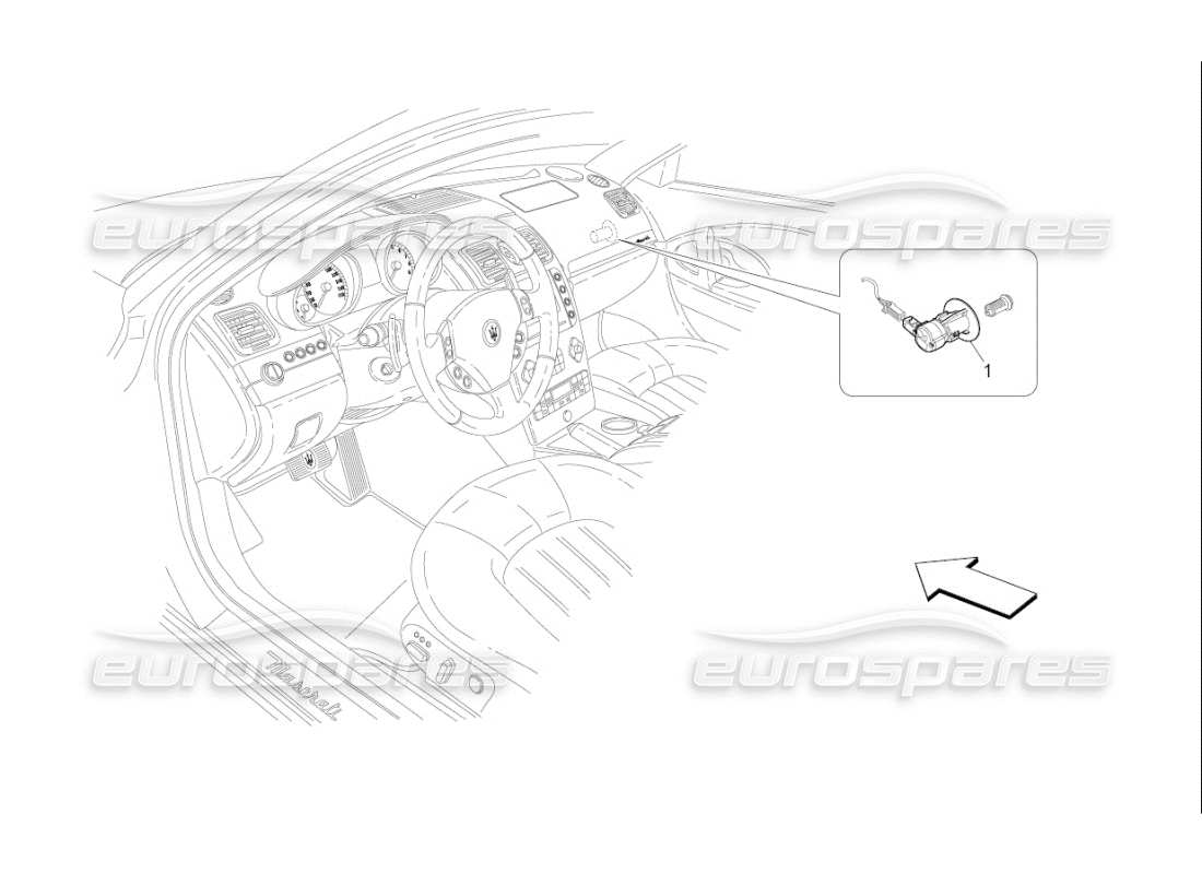 a part diagram from the Maserati QTP. (2007) 4.2 F1 parts catalogue