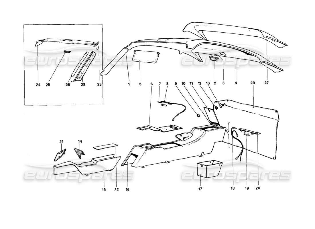 part diagram containing part number 60190600