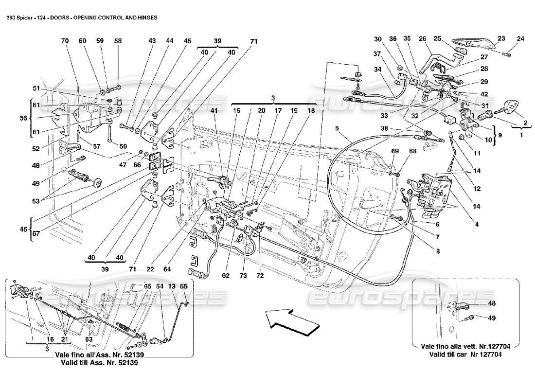 part diagram containing part number 65069000