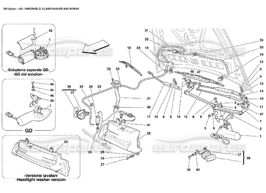 part diagram containing part number 65899000