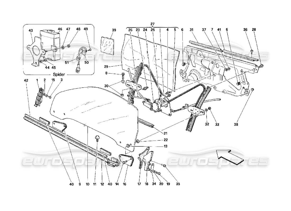 part diagram containing part number 64293000
