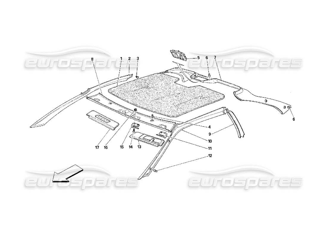 part diagram containing part number 62150200