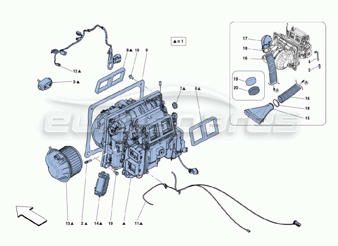 part diagram containing part number 89046000