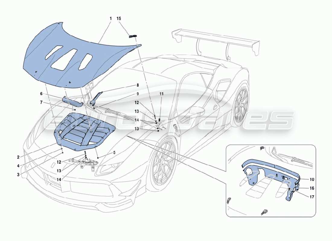 part diagram containing part number 89325500