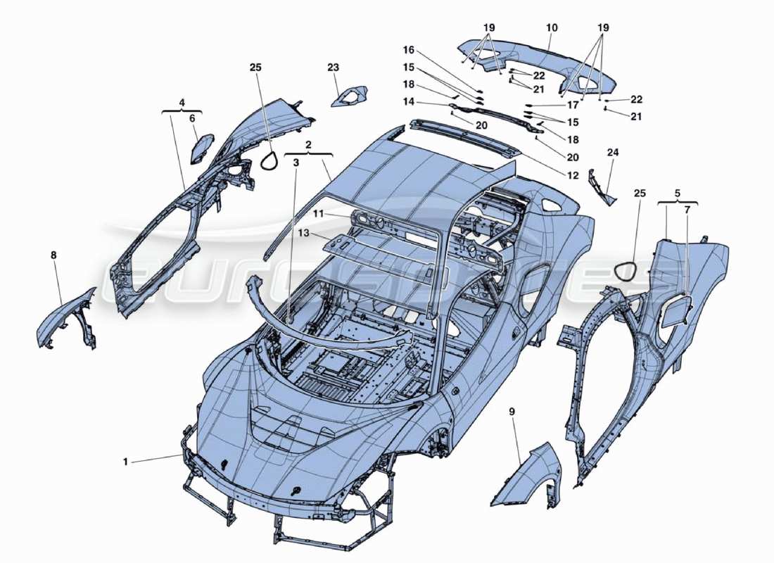 part diagram containing part number 88891211