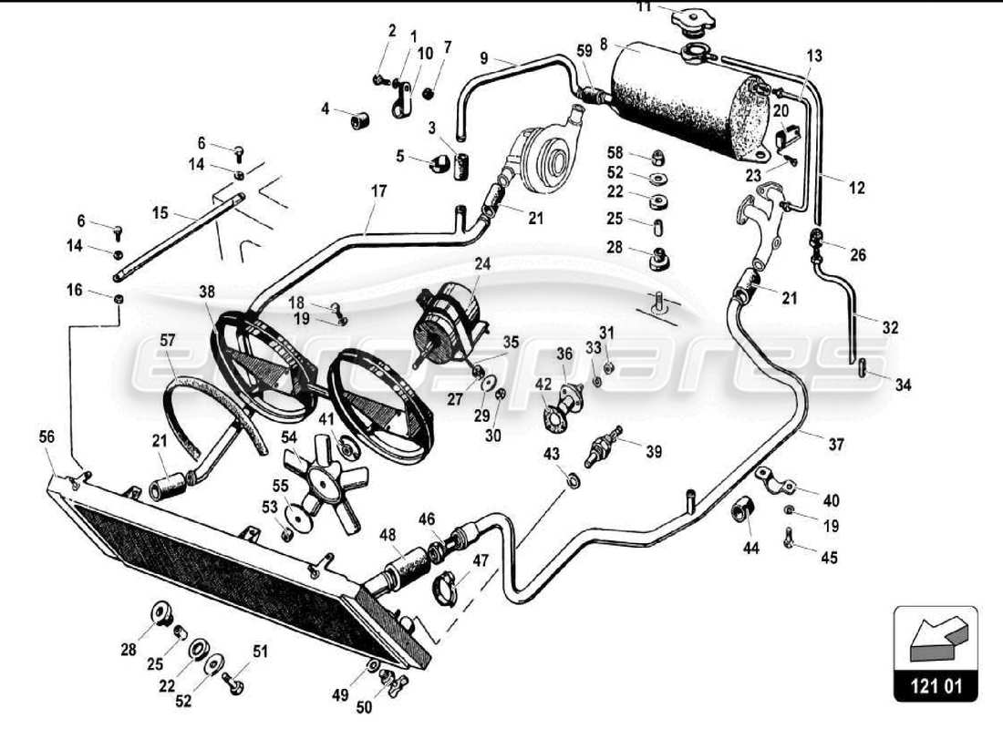 part diagram containing part number 001705421