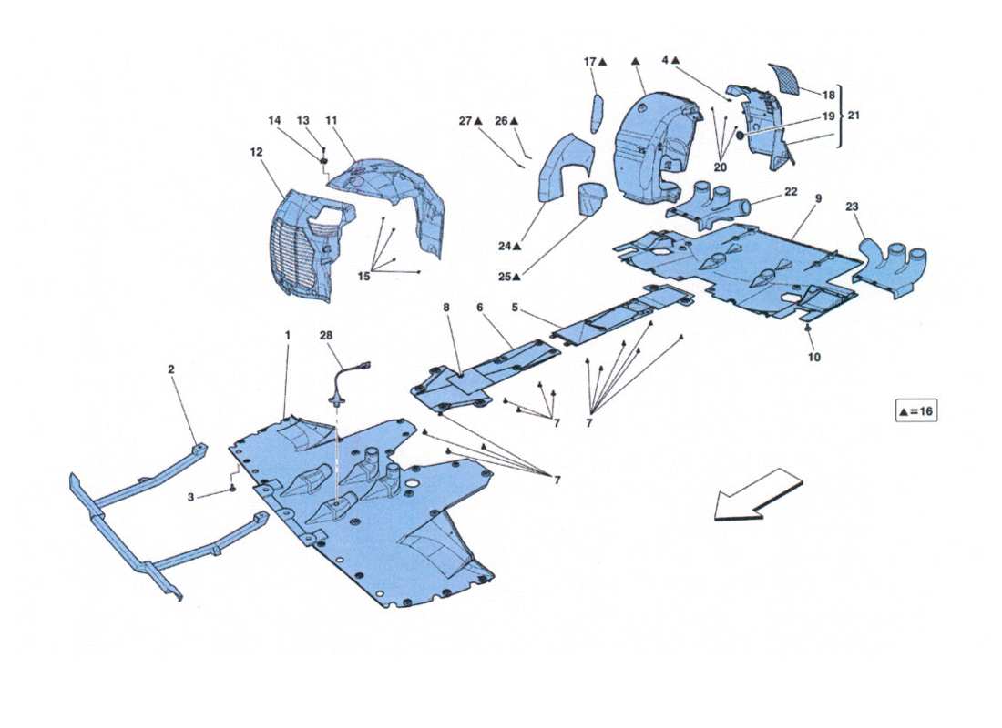 part diagram containing part number 83413600