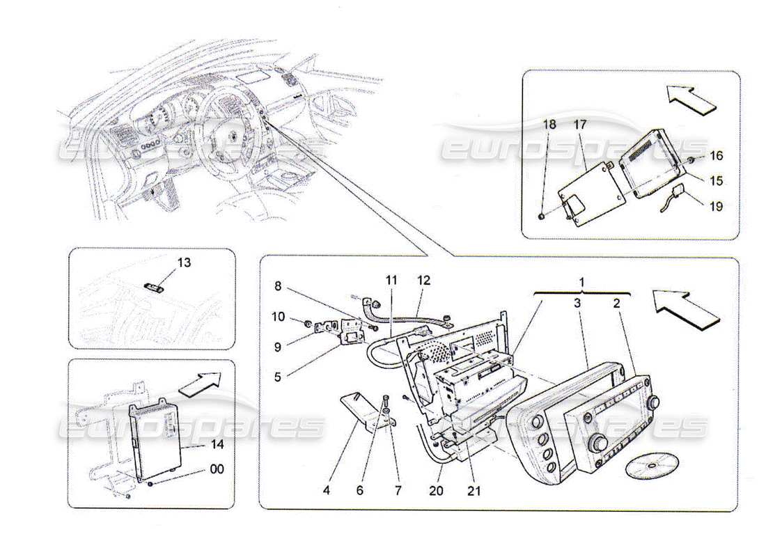 part diagram containing part number 13287824