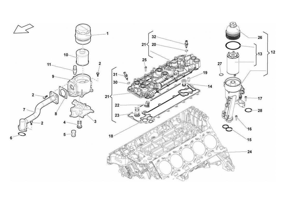 part diagram containing part number 07l103704f