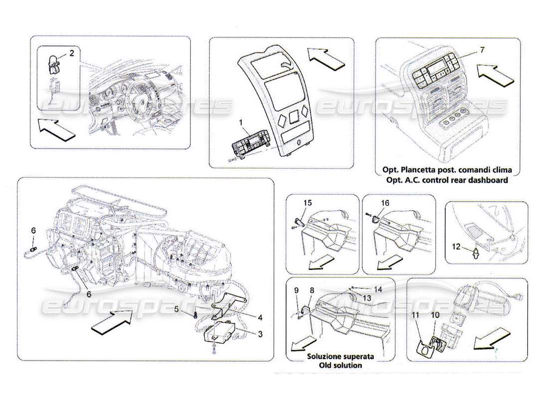 a part diagram from the Maserati QTP. (2010) 4.2 parts catalogue