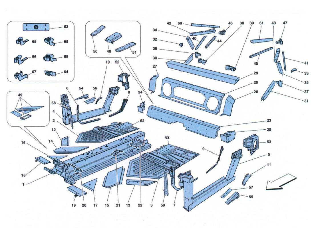 part diagram containing part number 83157400