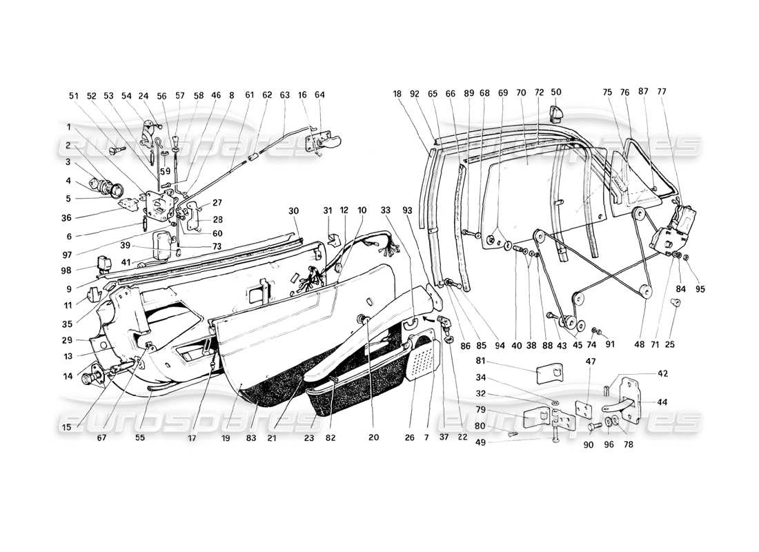 part diagram containing part number 60745600