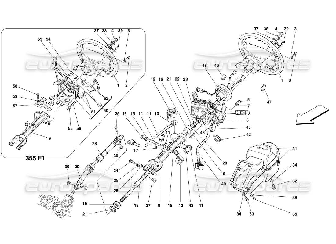 part diagram containing part number 164258