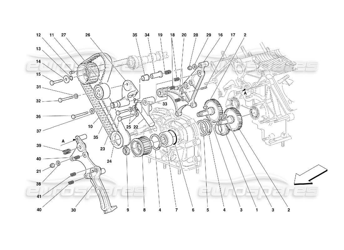 part diagram containing part number ftbk004