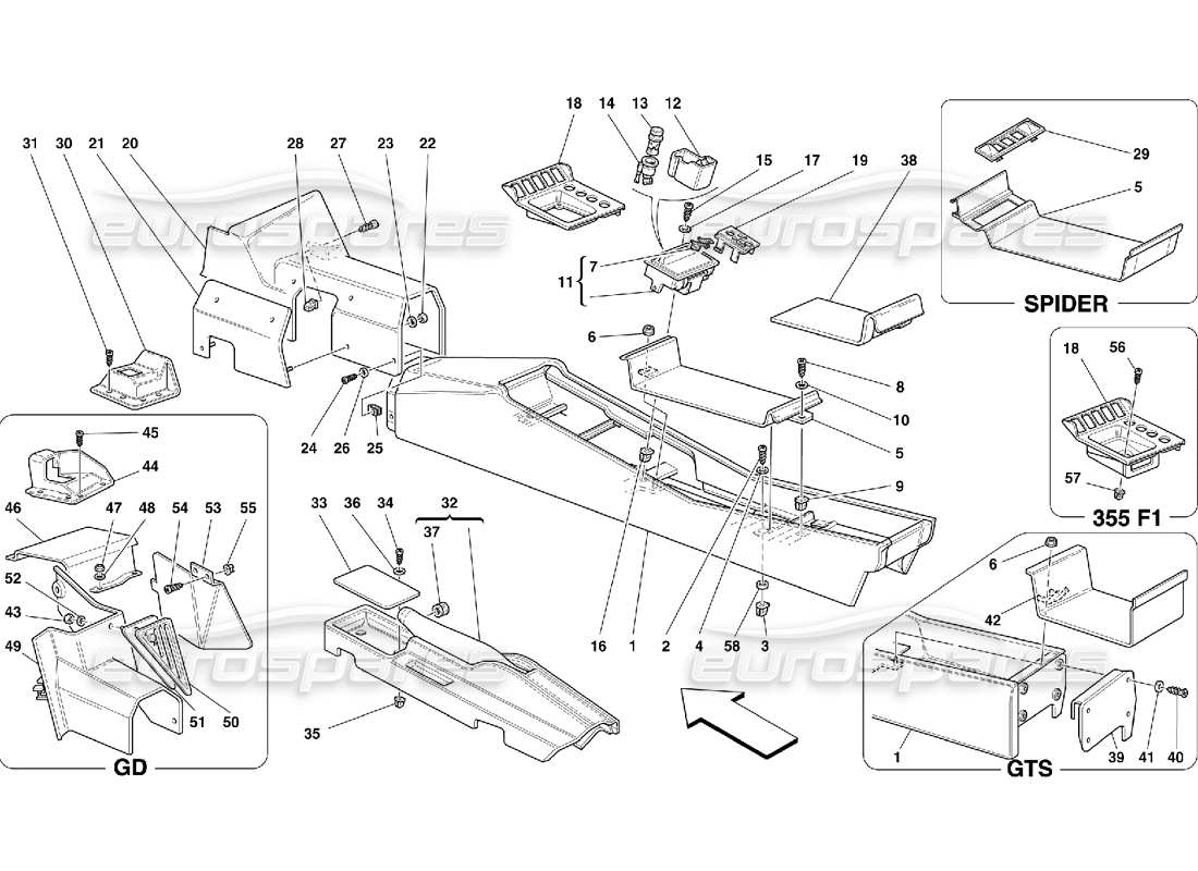 part diagram containing part number 64484200