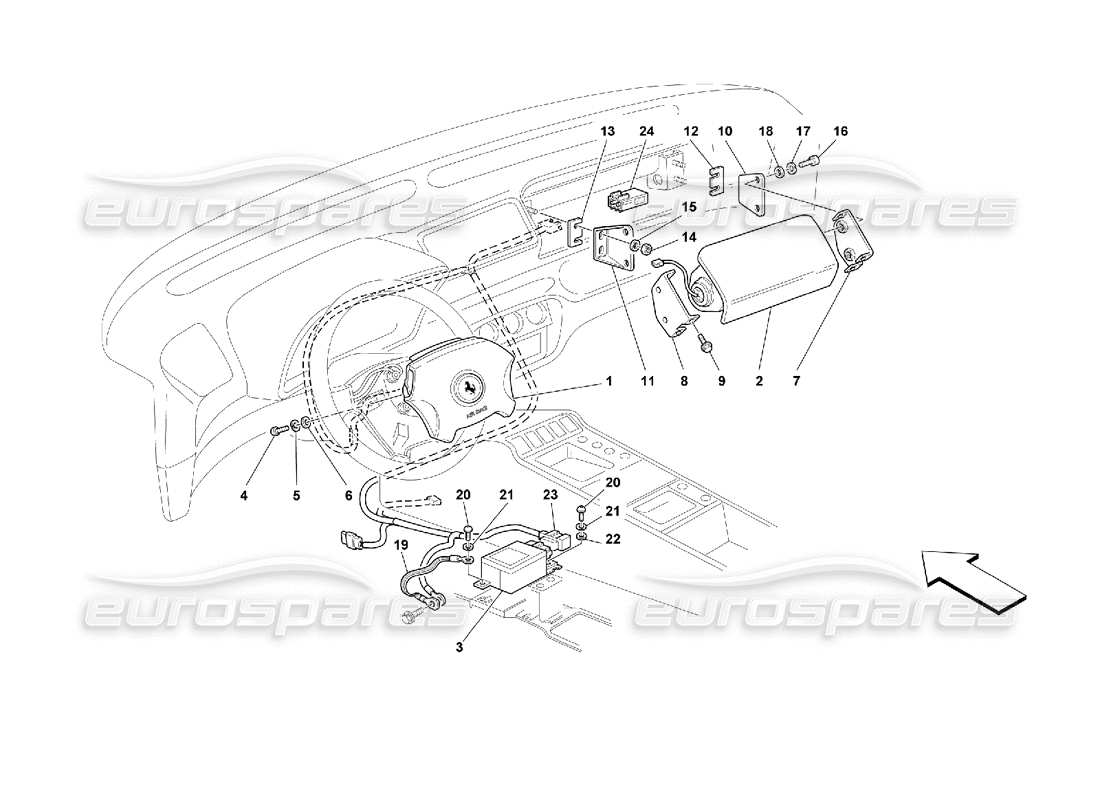 part diagram containing part number 158123