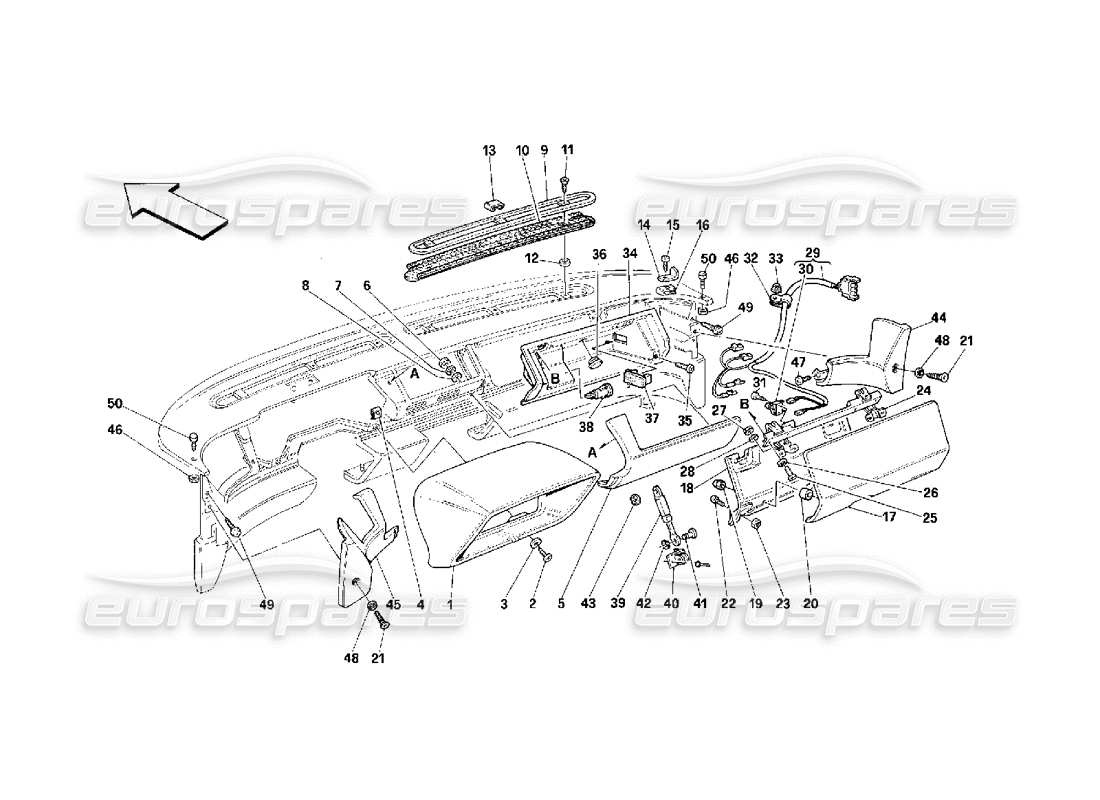 part diagram containing part number 62192100