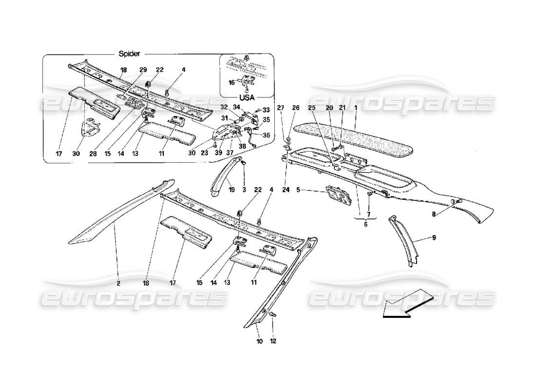 part diagram containing part number 63635000