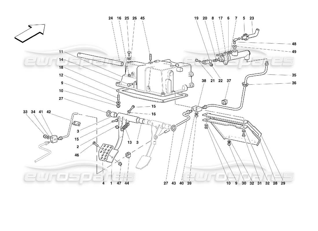 part diagram containing part number 62697800