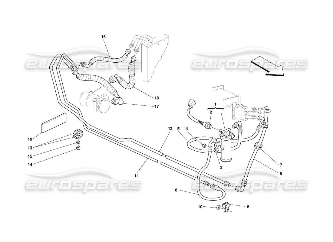 part diagram containing part number 62965000