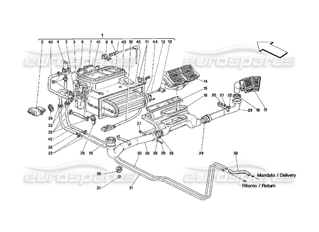 part diagram containing part number 62659300