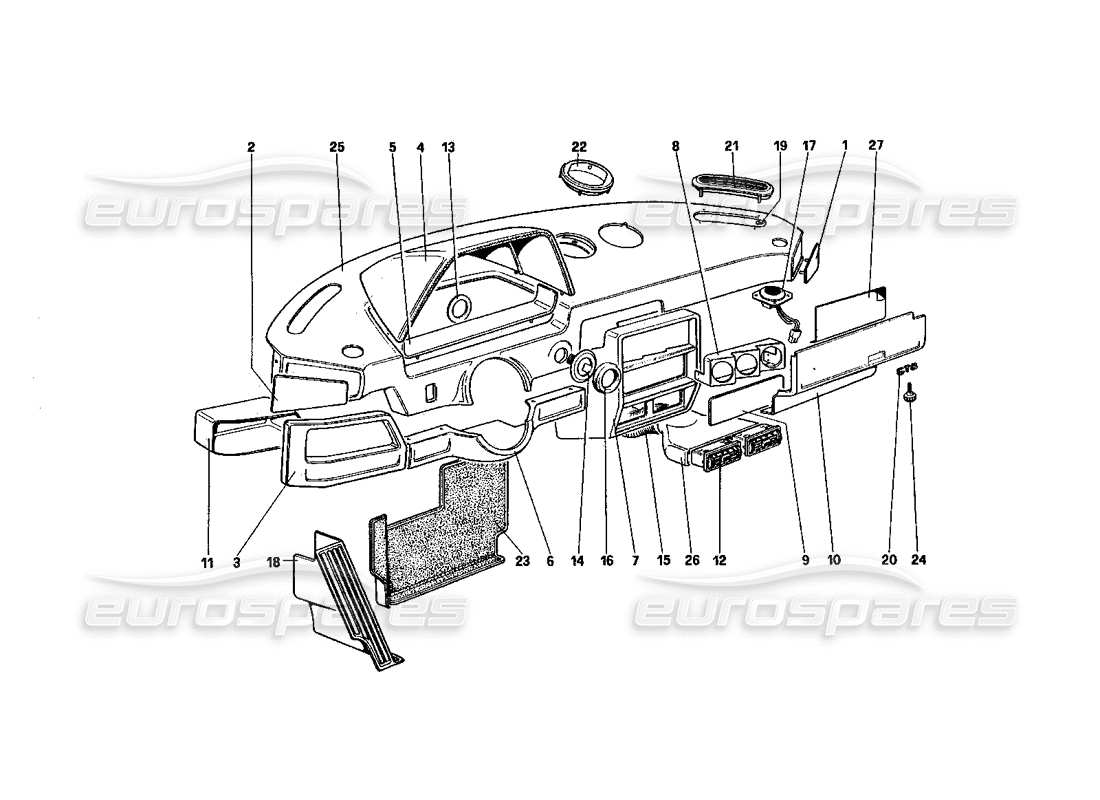 part diagram containing part number 61873100