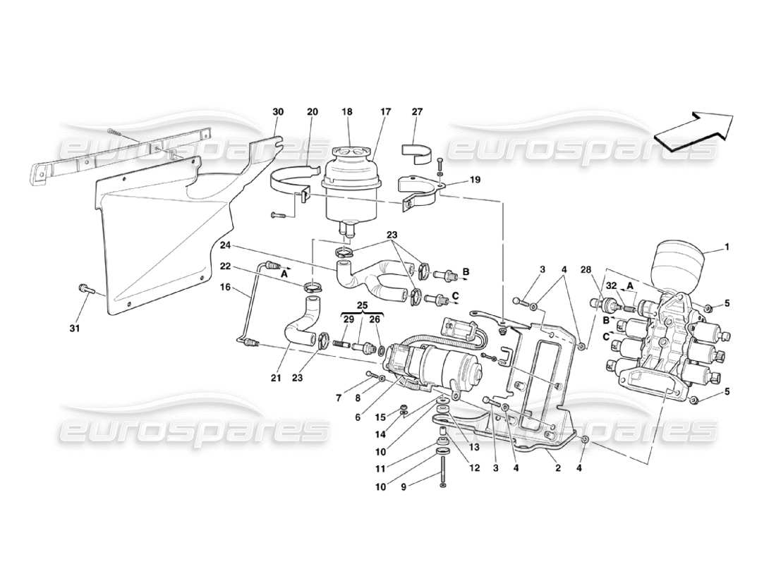 part diagram containing part number 67734600