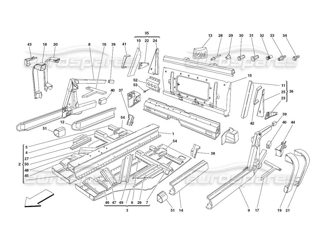 part diagram containing part number 68886500