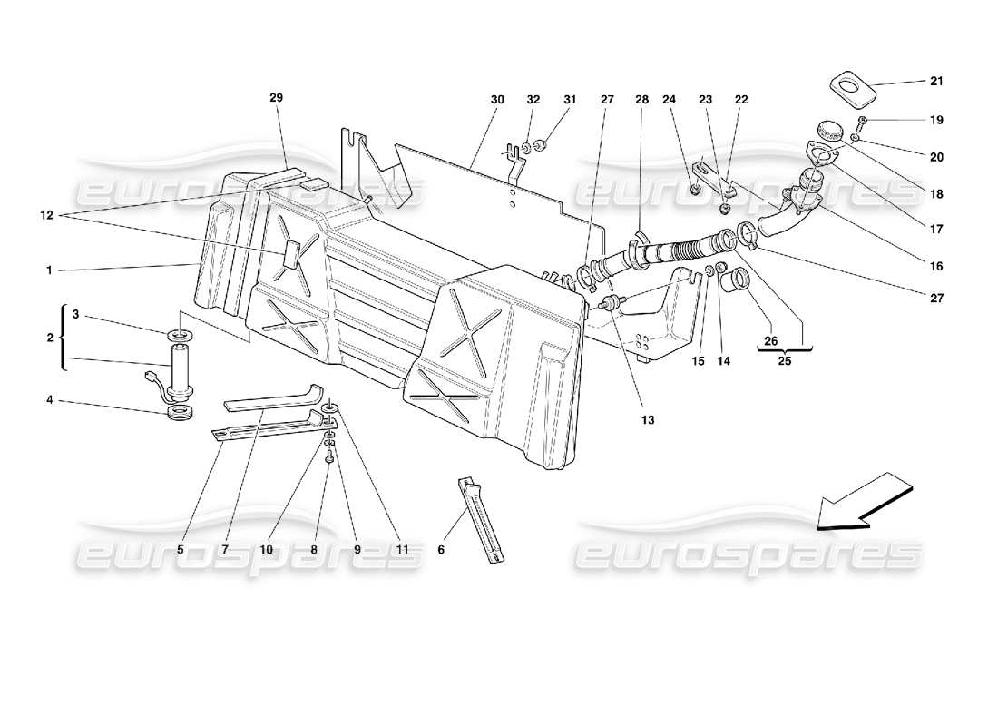 part diagram containing part number 163944