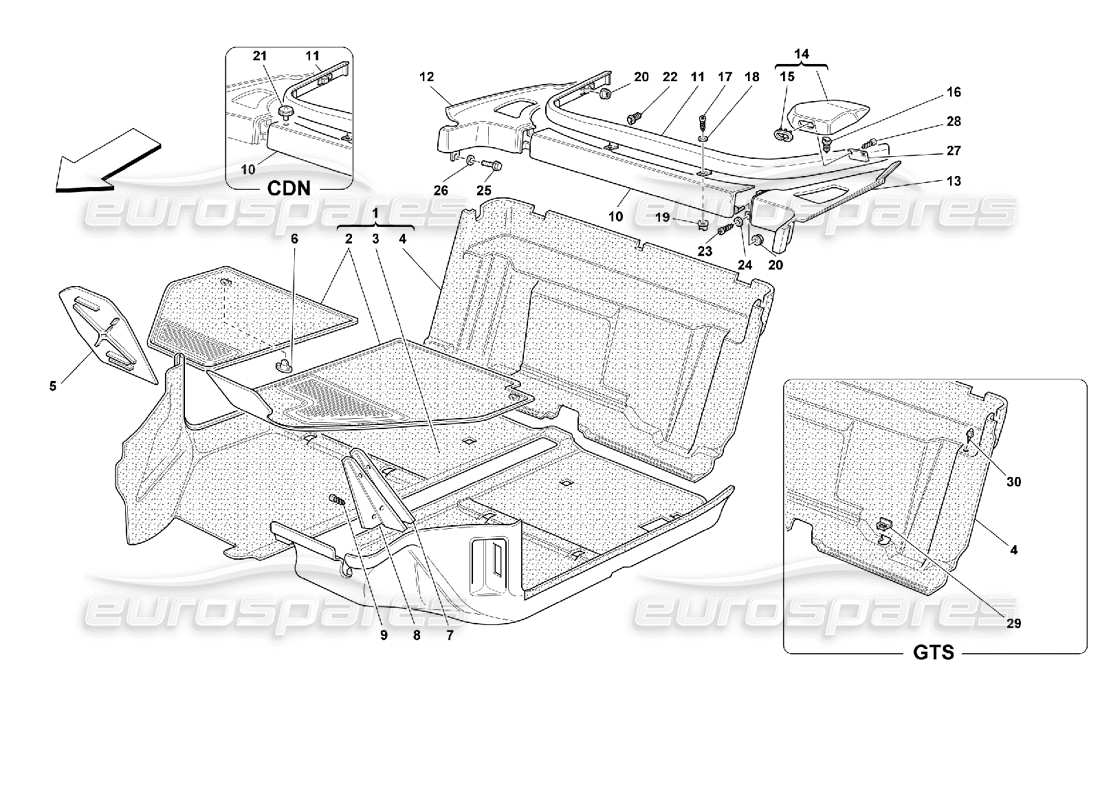 part diagram containing part number 63595400