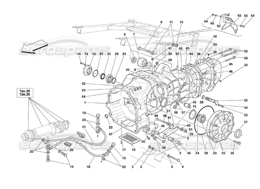 part diagram containing part number 171045