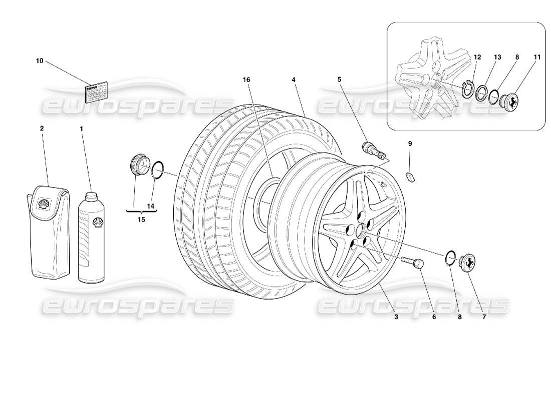 part diagram containing part number 11068974