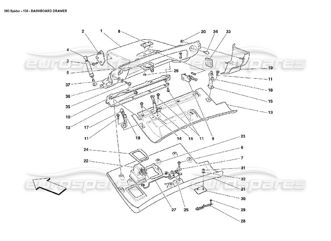 part diagram containing part number 62239900