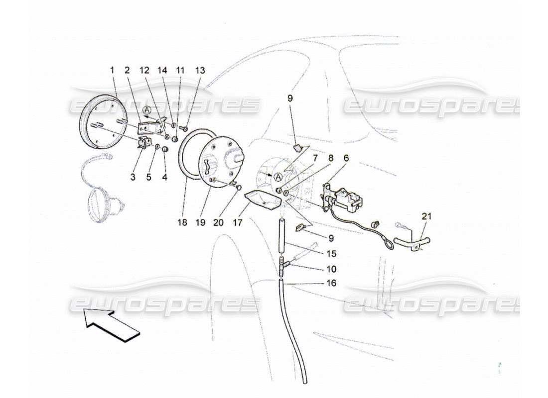 part diagram containing part number 67801300