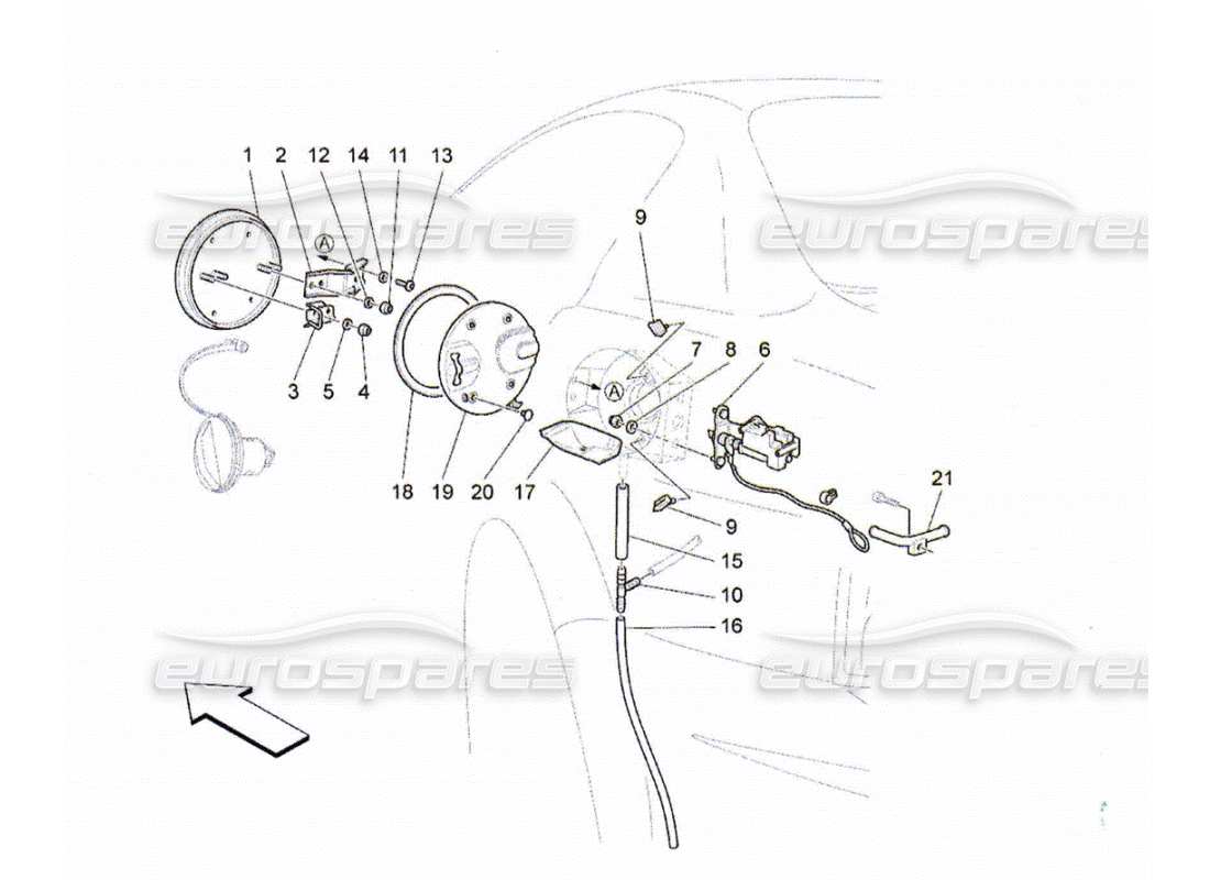 part diagram containing part number 67729700