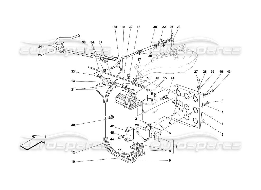 part diagram containing part number 63364600