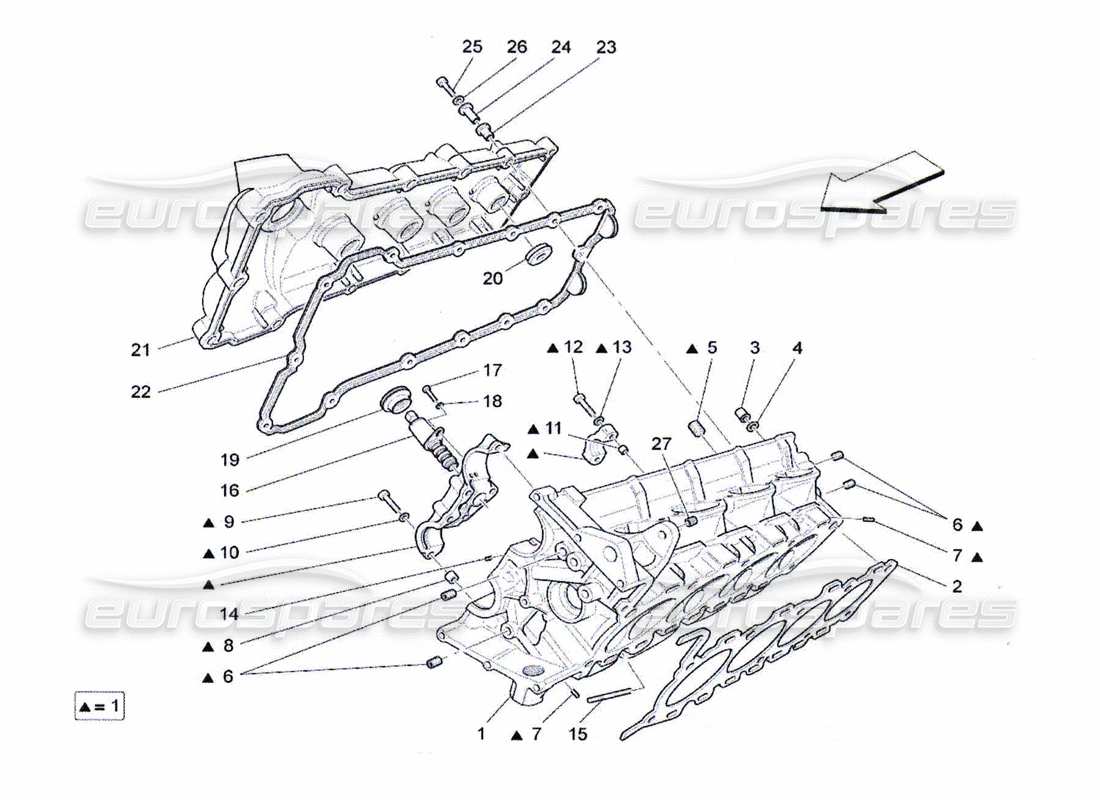 part diagram containing part number 261327