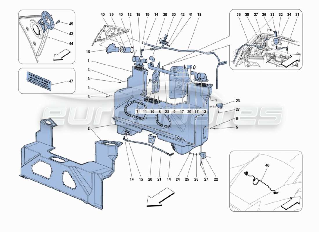 part diagram containing part number 296784