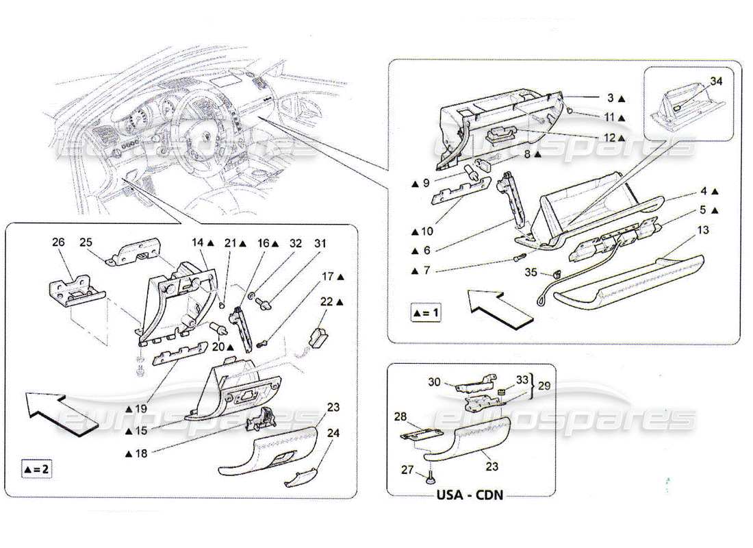 part diagram containing part number 67723900