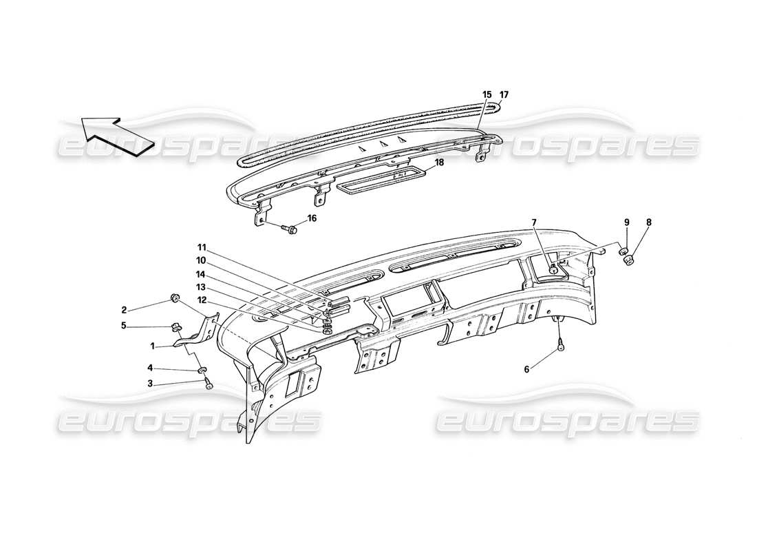 part diagram containing part number 62188000