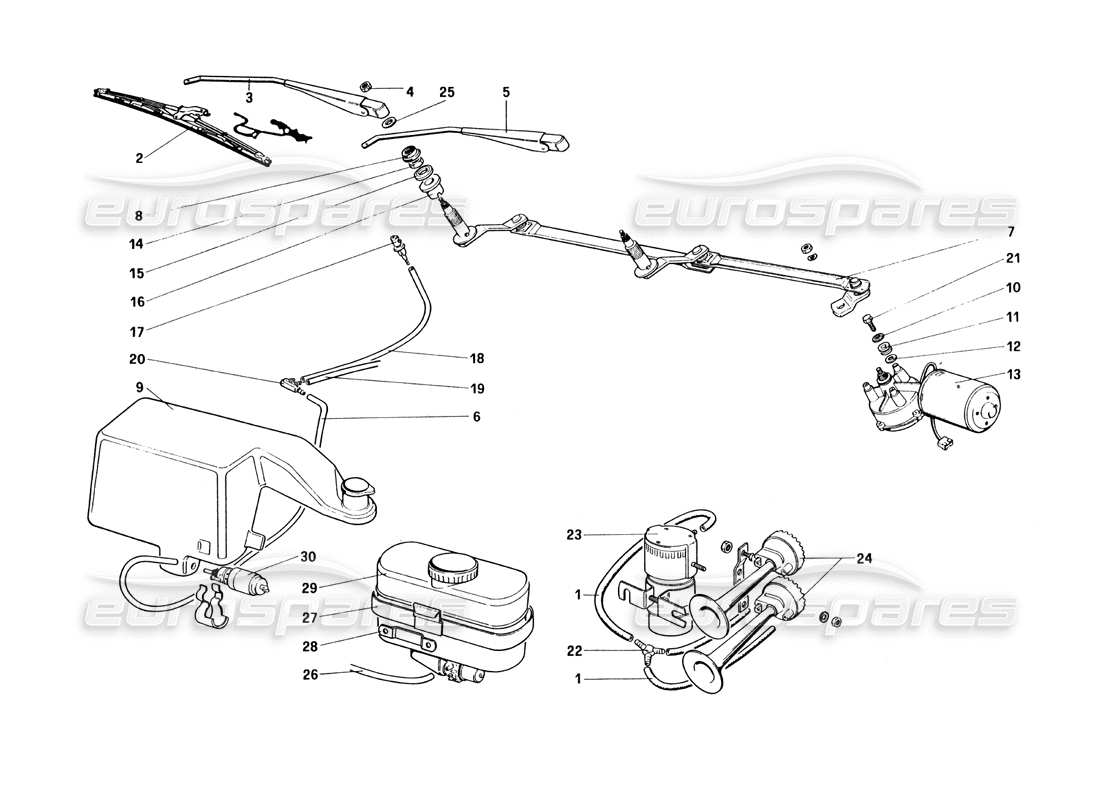 part diagram containing part number 61860000