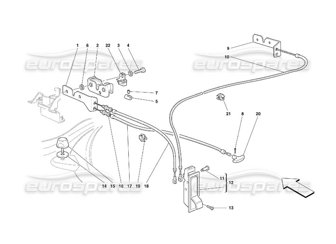 part diagram containing part number 65140600