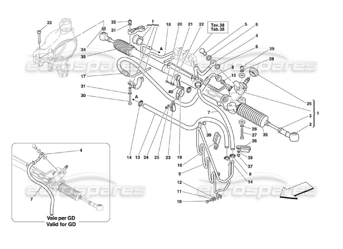 part diagram containing part number 187696