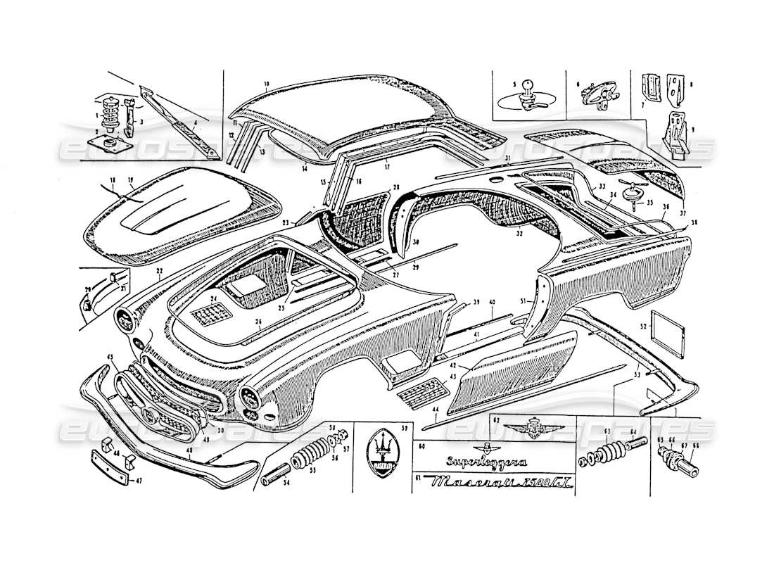 part diagram containing part number 2921