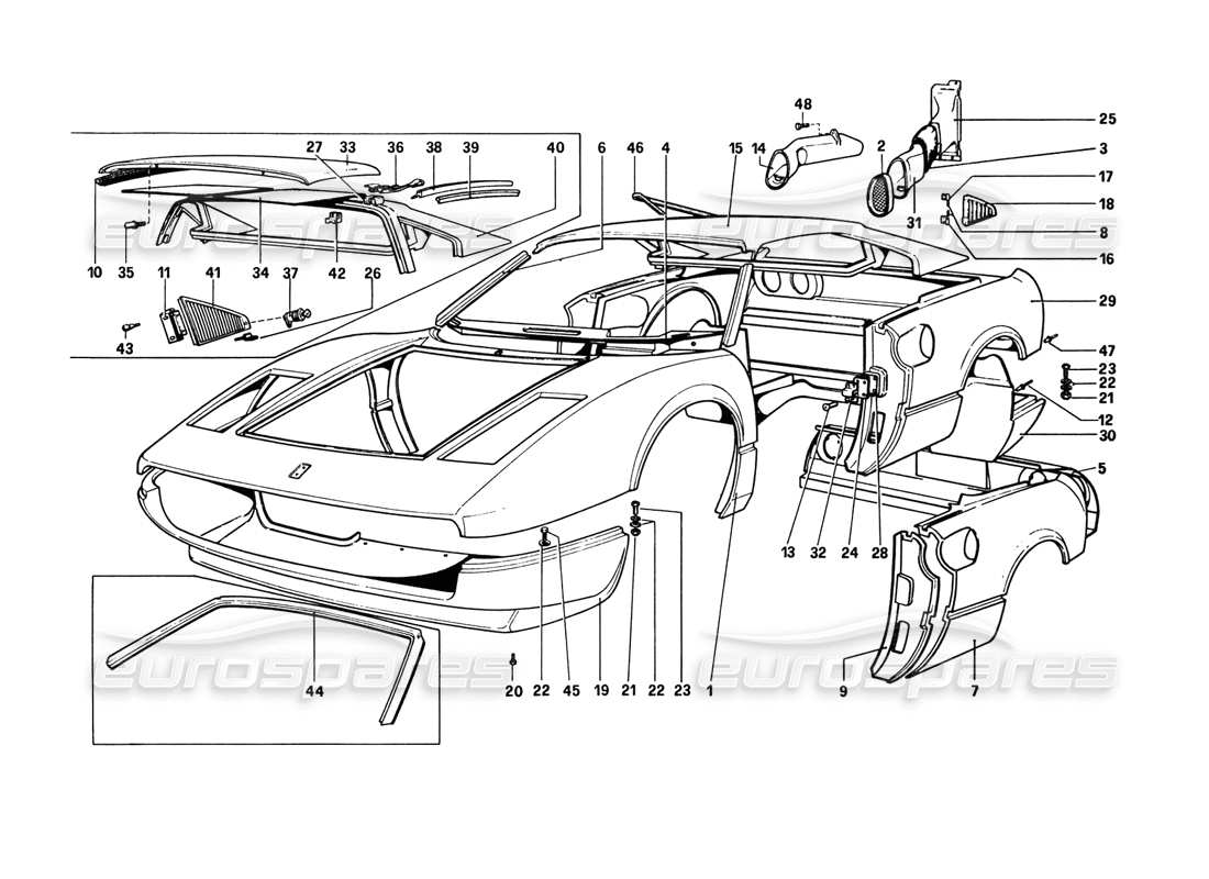 part diagram containing part number 60381308