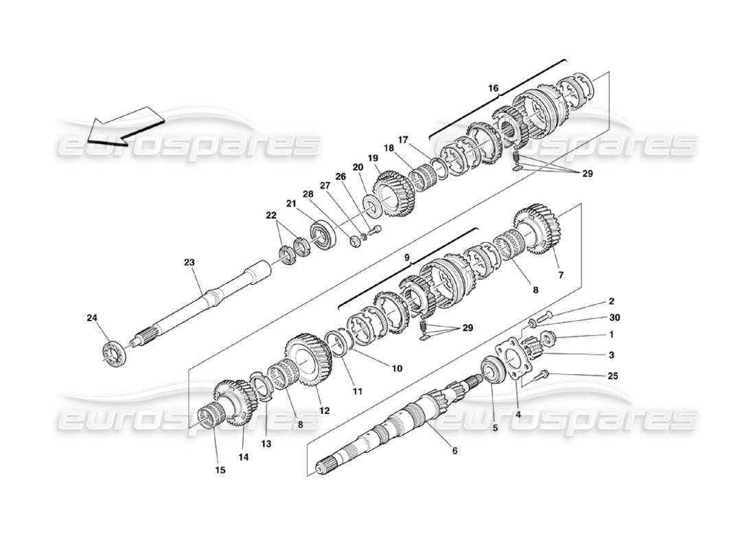 part diagram containing part number 184005
