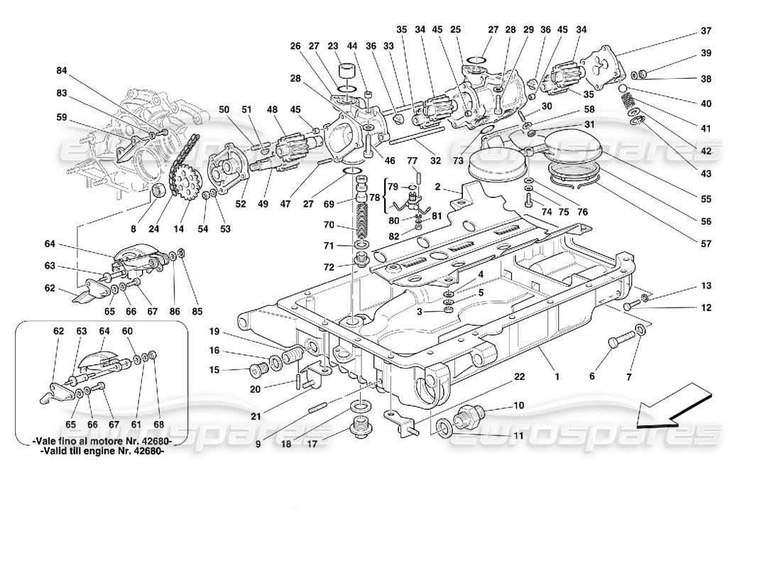 part diagram containing part number 164045