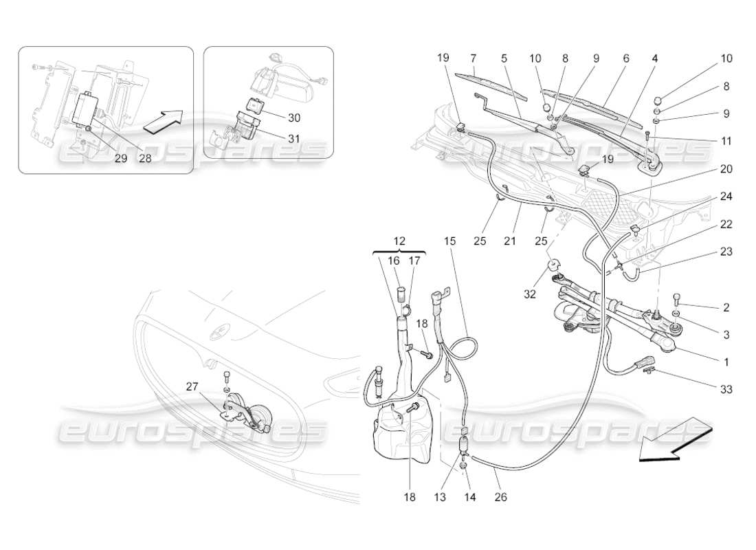 part diagram containing part number 80303400